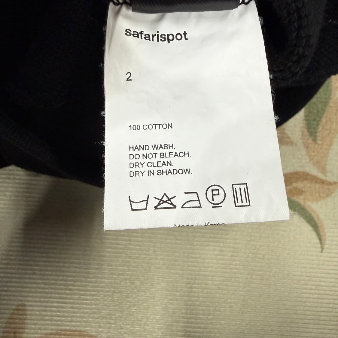 (2)사파리스팟 Safari spot 후드티셔츠(블랙) 상품이미지3