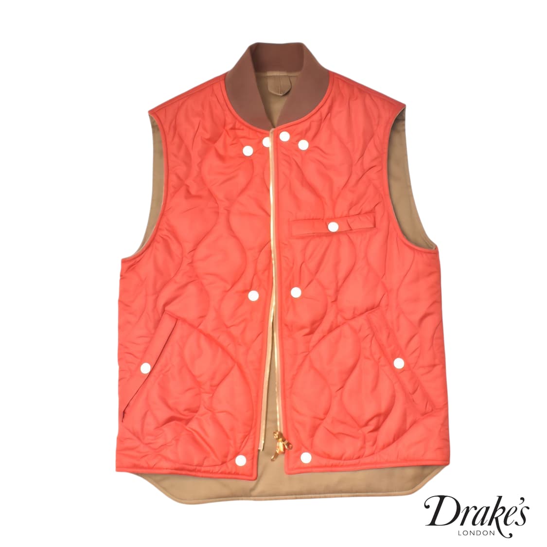 드레익스 양면 리버시블 퀄팅 퀼팅 조끼 베스트 집업 자켓 36 N0648 상품이미지1