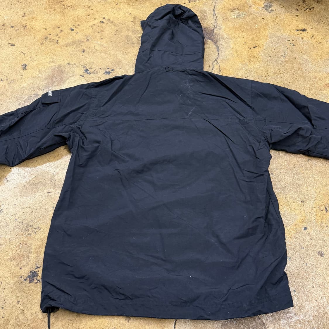 [정품/90,S] 노스페이스 블랙 후드 바람막이 자켓 b17 상품이미지4