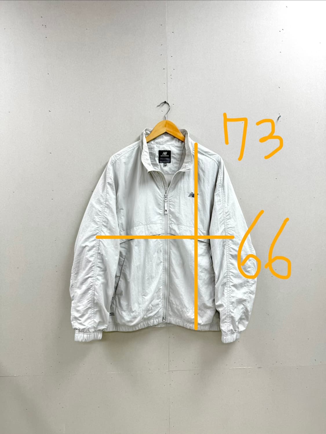 남성 XL 105 / 뉴발란스 헤리티지 바람막이 웜업 자켓 상품이미지2