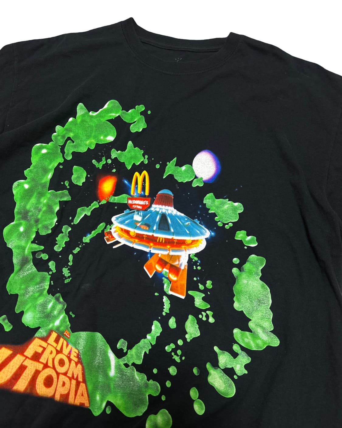 트레비스스캇 맥도날드 블랙 반팔티 상품이미지2