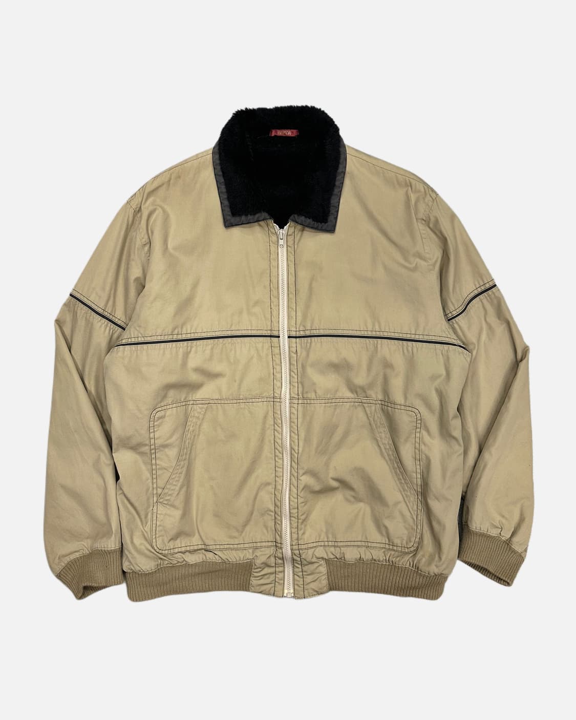 beige fur linning jacket 상품이미지1