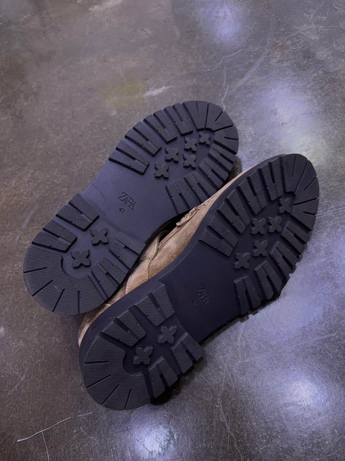 자라 소가죽 스웨이드 버클 레더 슈즈 더비슈즈 41 상품이미지10