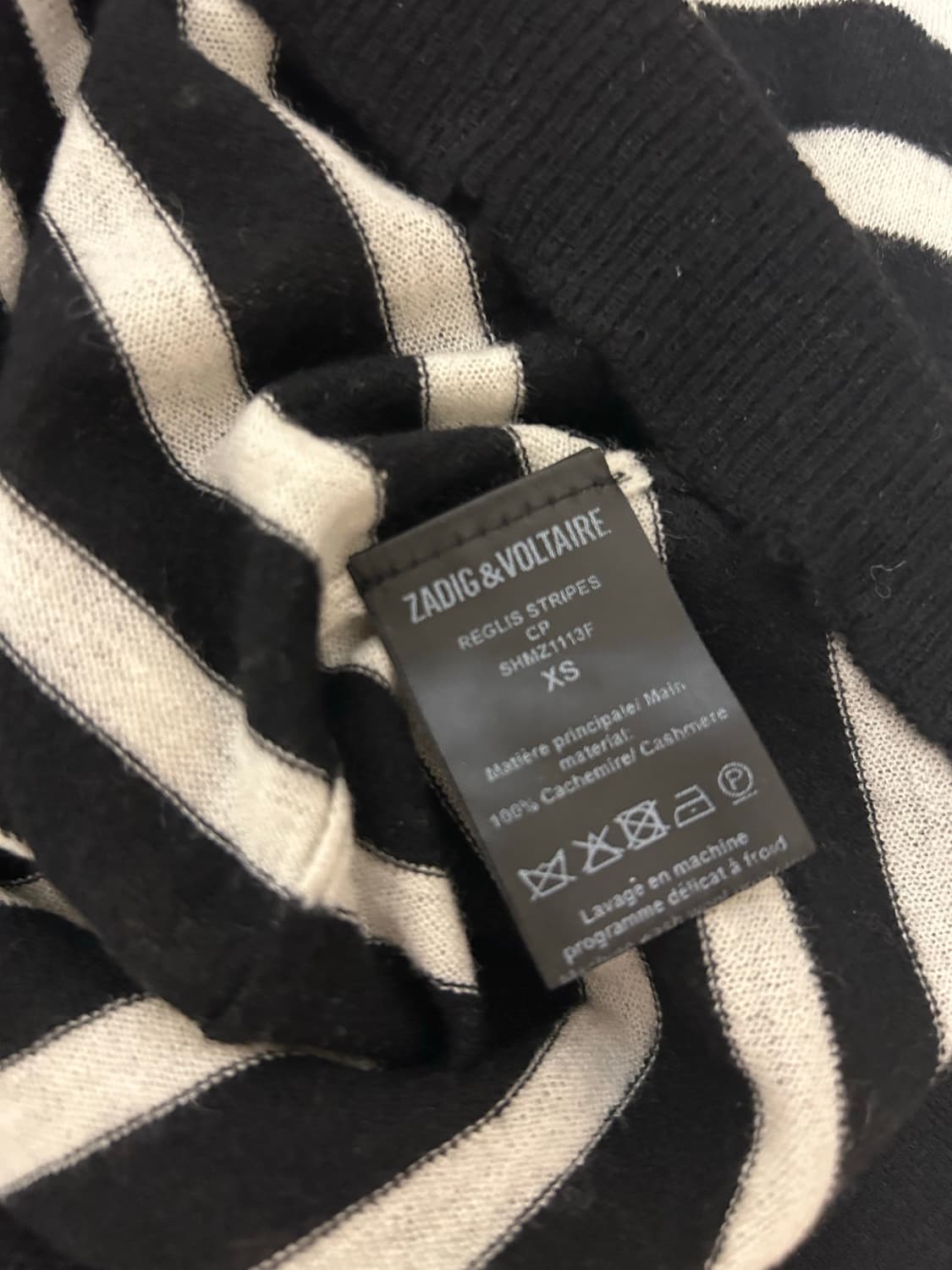 쟈딕앤볼테르 캐시미어 큐빅 니트 상품이미지2