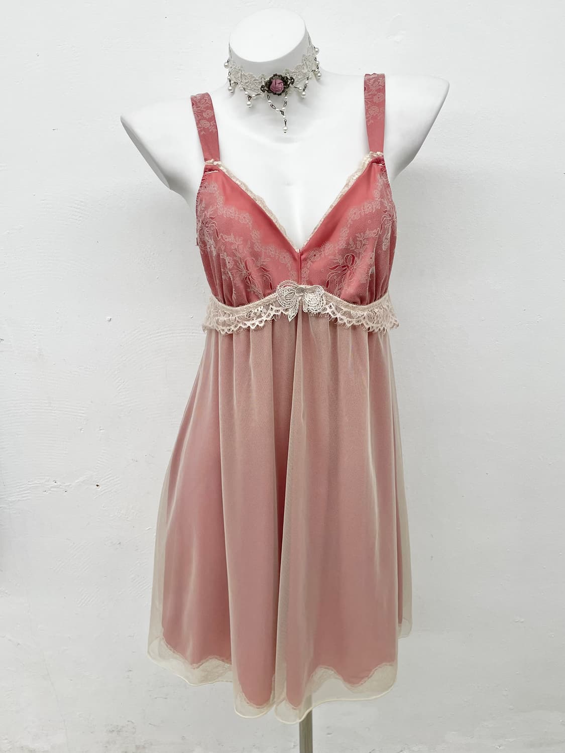 비너스 시어 레이스 슬립 상품이미지1