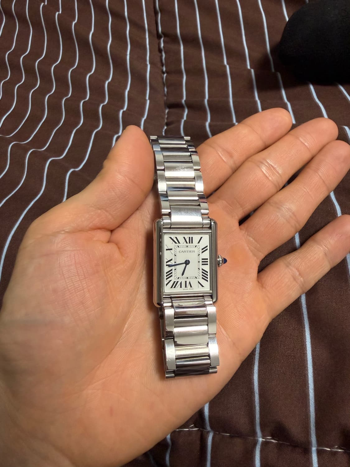 까르띠에 탱크머스트 스틸 라지 판매합니다 상품이미지4