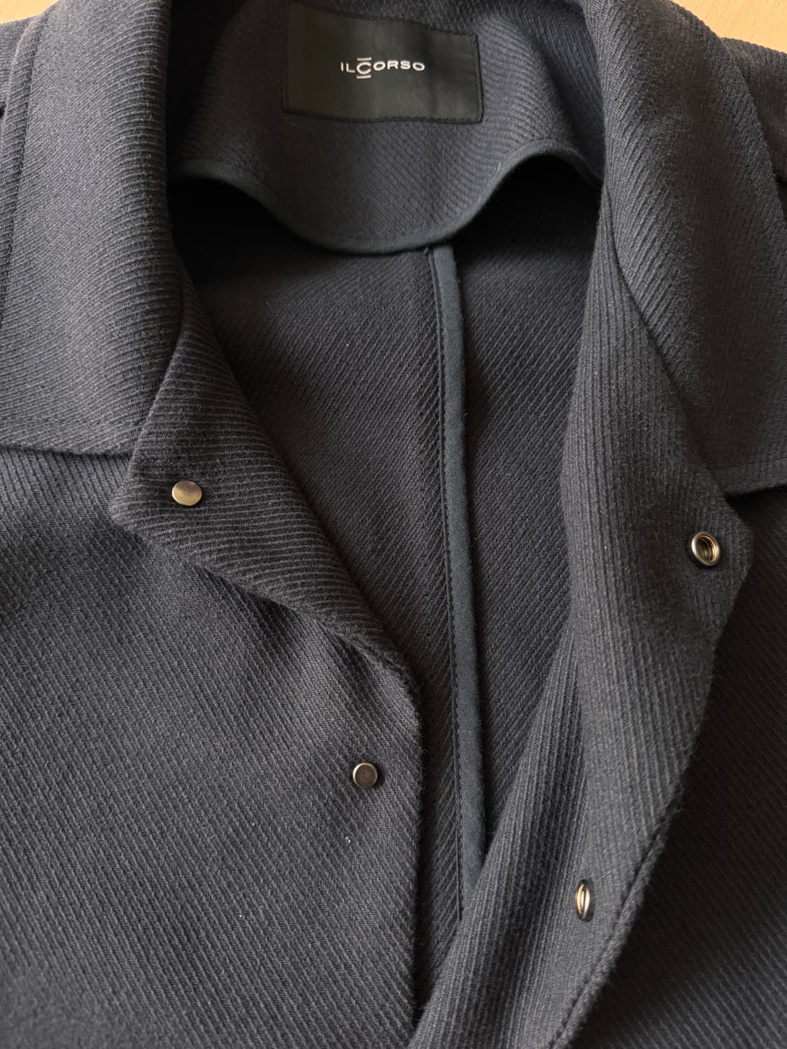 일꼬르소 IL CORSO 면 자켓 네이비 L 상품이미지4