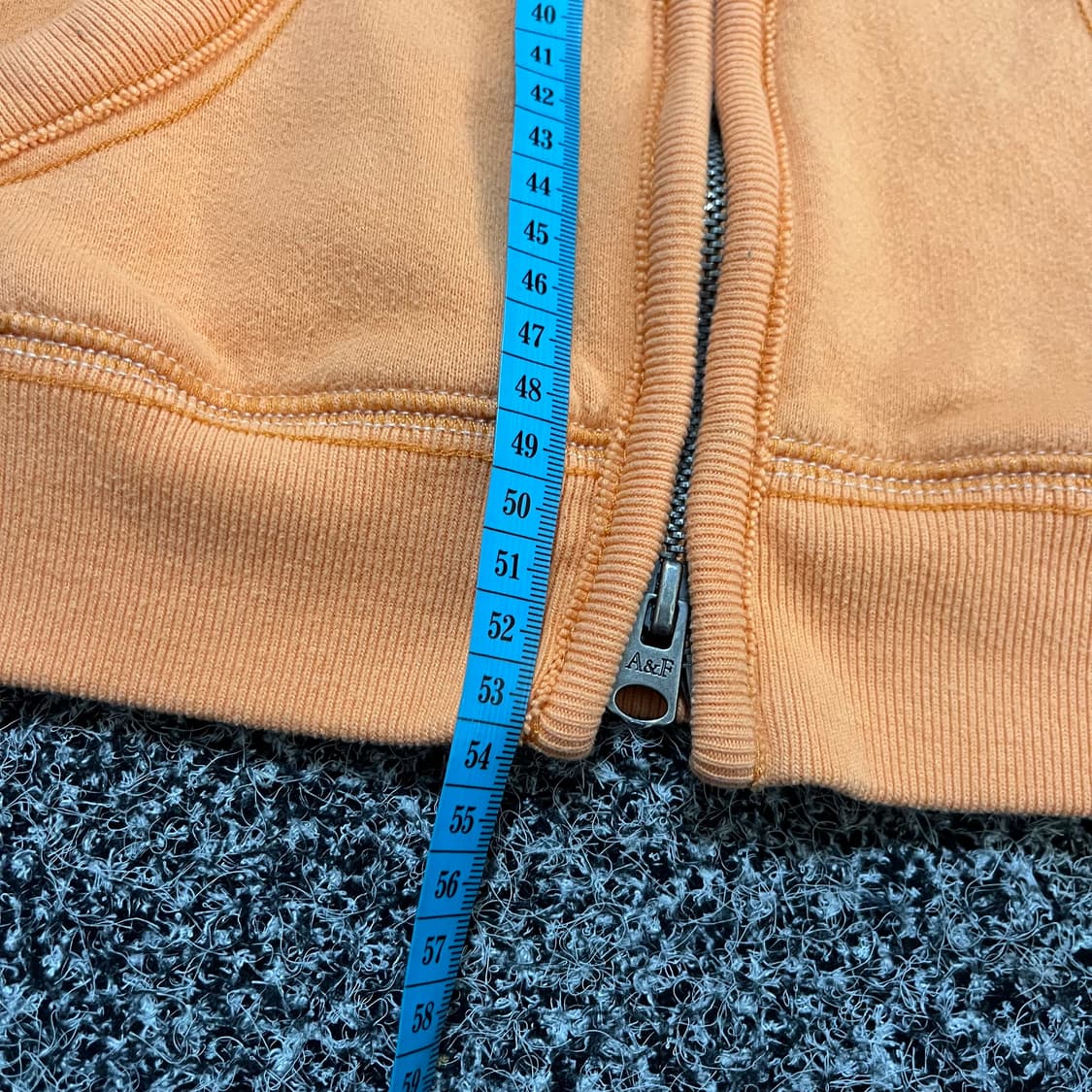 아베크롬비 딱붙 투웨이 오렌지 후드집업 s 상품이미지6