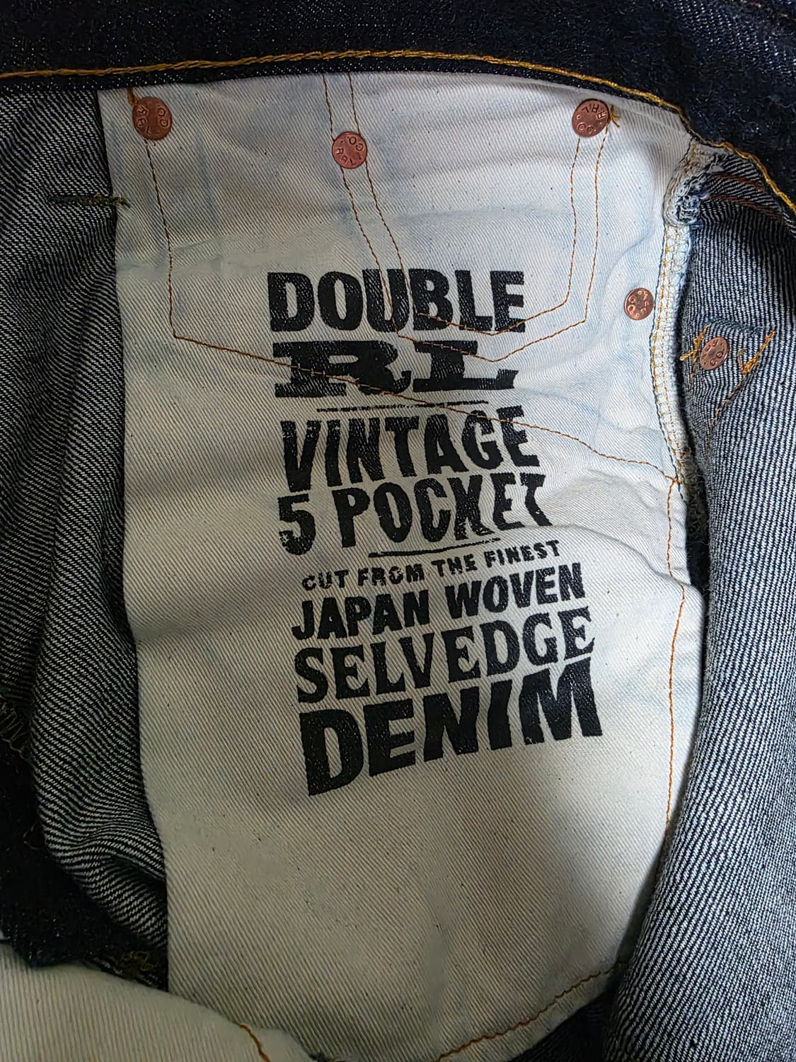 RRL 빈티지 파이브 포켓 원워시 데님 판매합니다. 상품이미지4