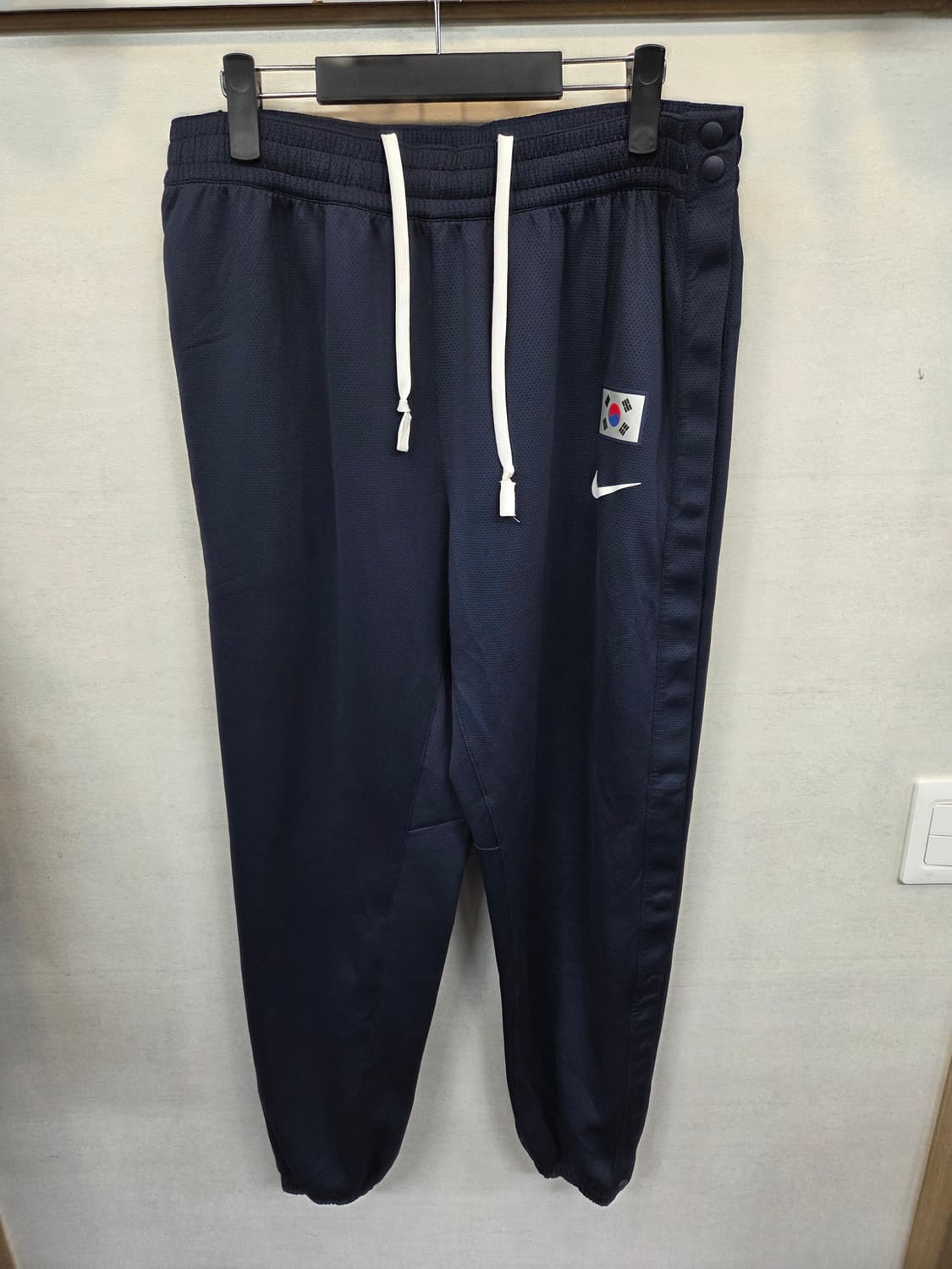 나이키 농구 국대 태극기패치 사이드버튼 조거팬츠 xl 상품이미지1