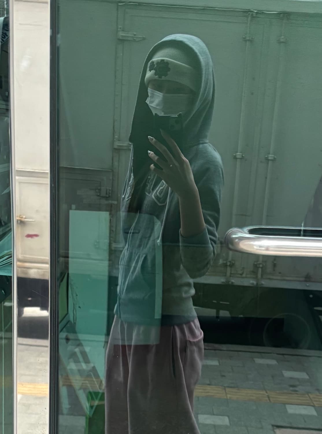 갭 빈티지 후드집업 (착샷) 상품이미지3