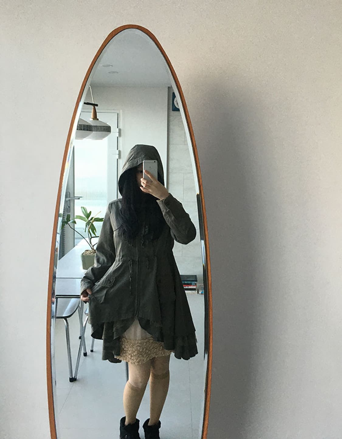 axes femme) ruffle lace military jacket 상품이미지1