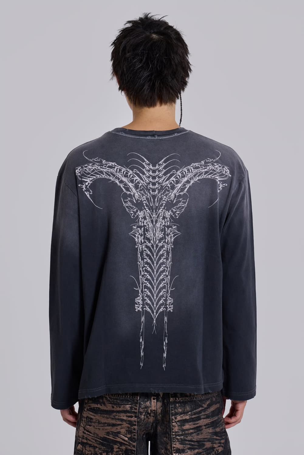 Jaded london Opaque Navy LS Top 상품이미지1