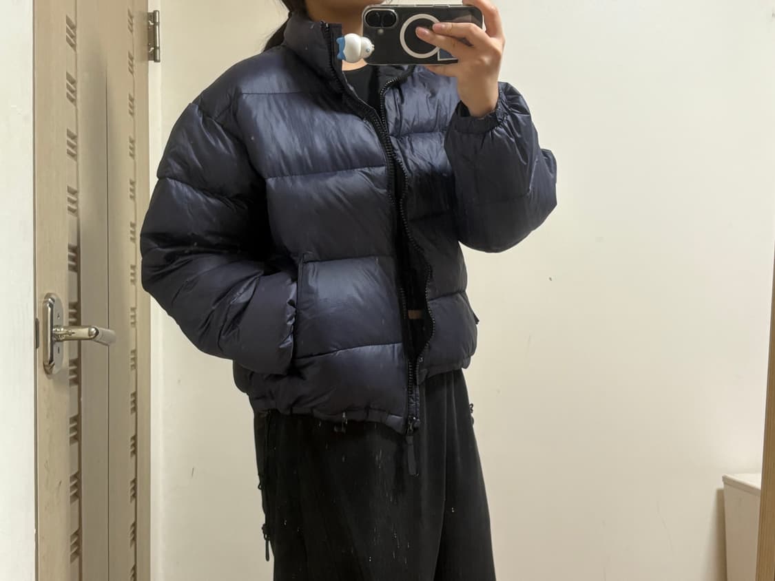 일본 빈티지 네이비 패딩 상품이미지2