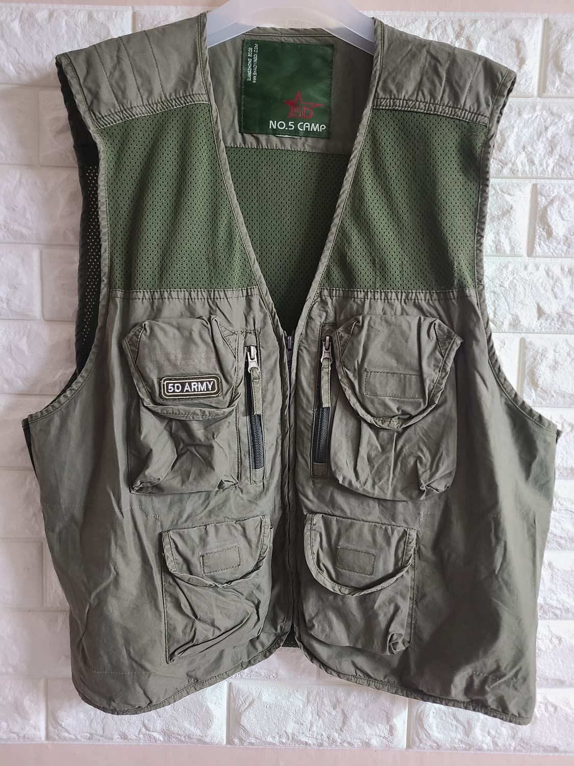NO.5 CAMP 밀리터리 포켓조끼(95~100) 상품이미지1