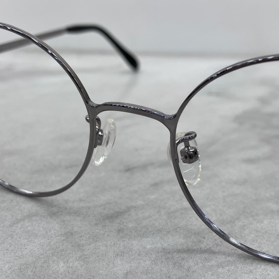 C49 PBL 실버 라운드 역산각 메탈테 안경(Kids) 상품이미지5