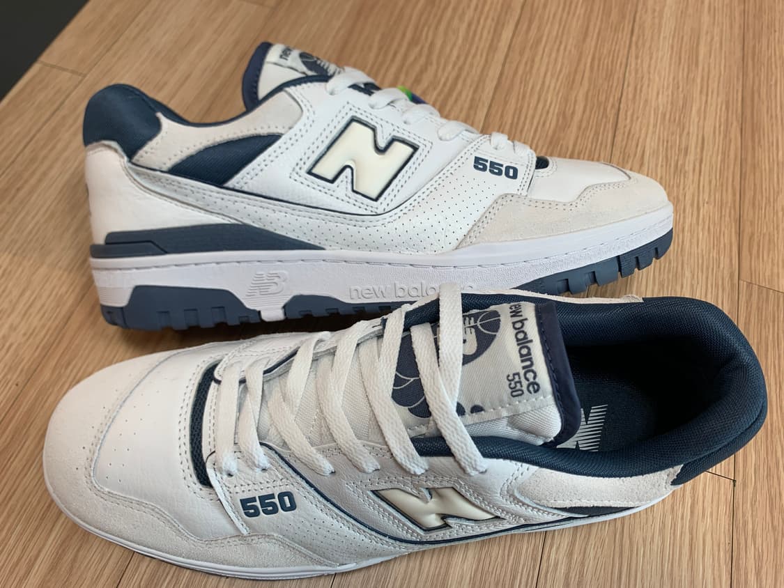 뉴발란스 550 화이트 빈티지 인디고 상품이미지3