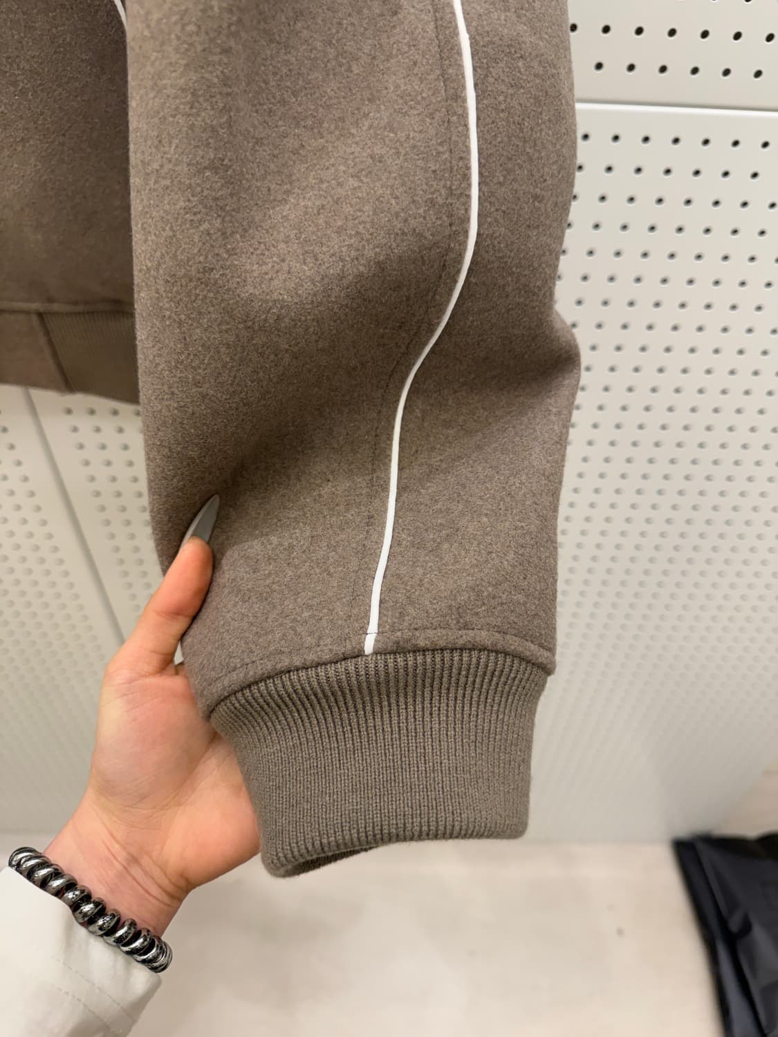 키뮤어 울 집업 블루종 자켓 U904 상품이미지3