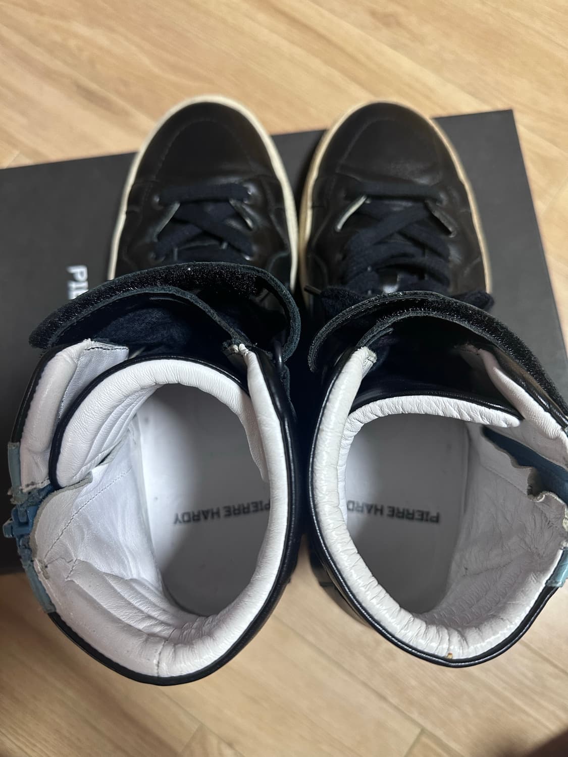 피에르 하디 가죽 하이탑 스니커즈 상품이미지5