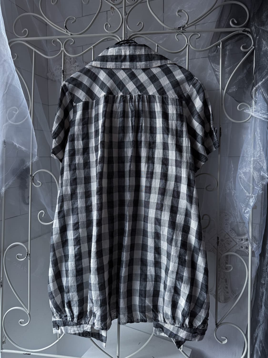 Big Collar Check Pumpkin Shirt 0361 상품이미지6