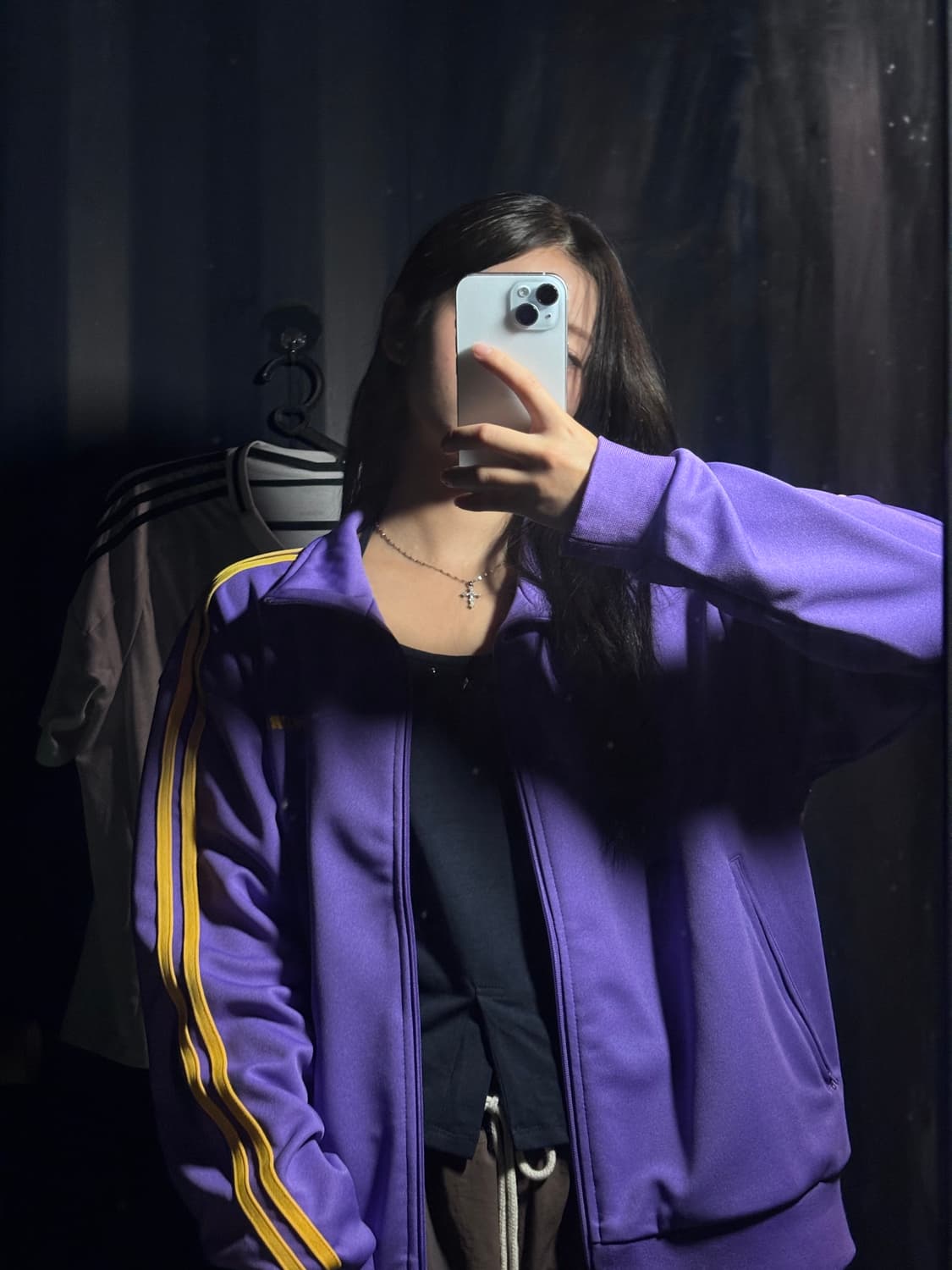 📍널디 트랙 탑 퍼플 S 상품이미지2