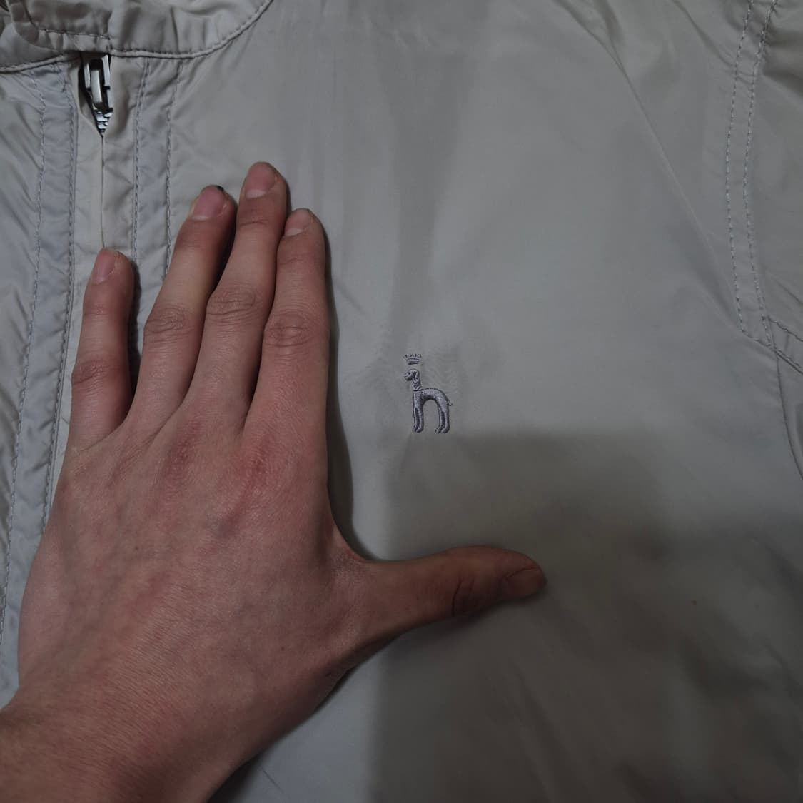 헤지스 남성 로고 바람막이 자켓 XL(105) 상품이미지5