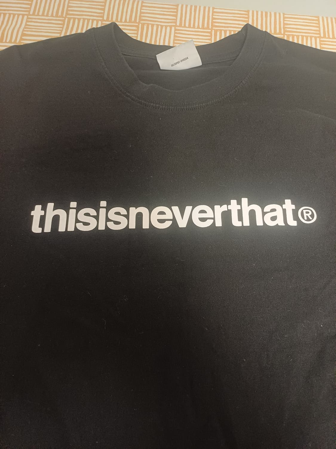 디스이즈네버댓 롱슬리브 티셔츠 블랙 L 상품이미지3