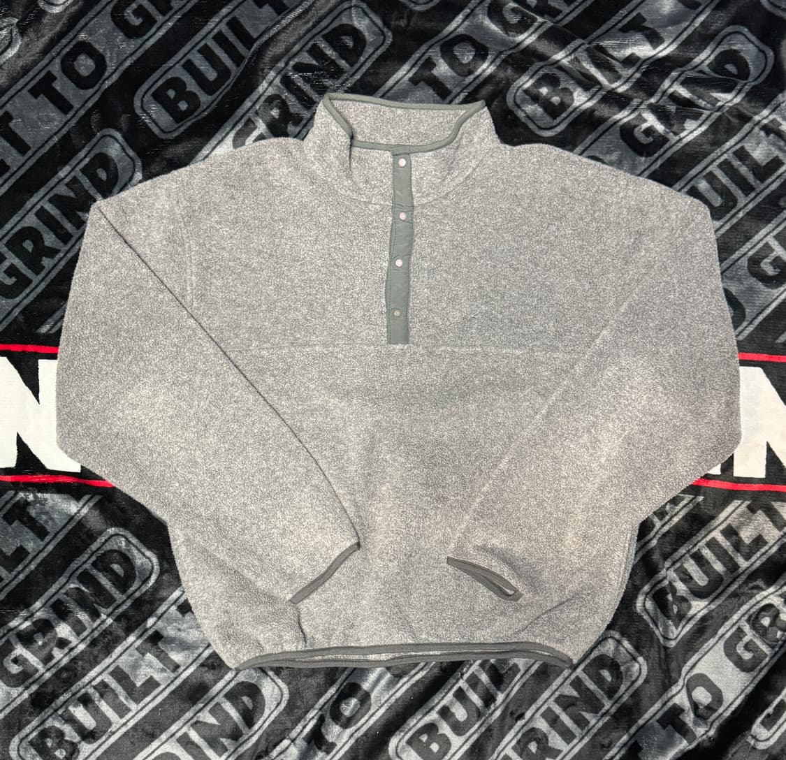 엘엘빈 스냅 티 플리스 풀오버 그레이 상품이미지1