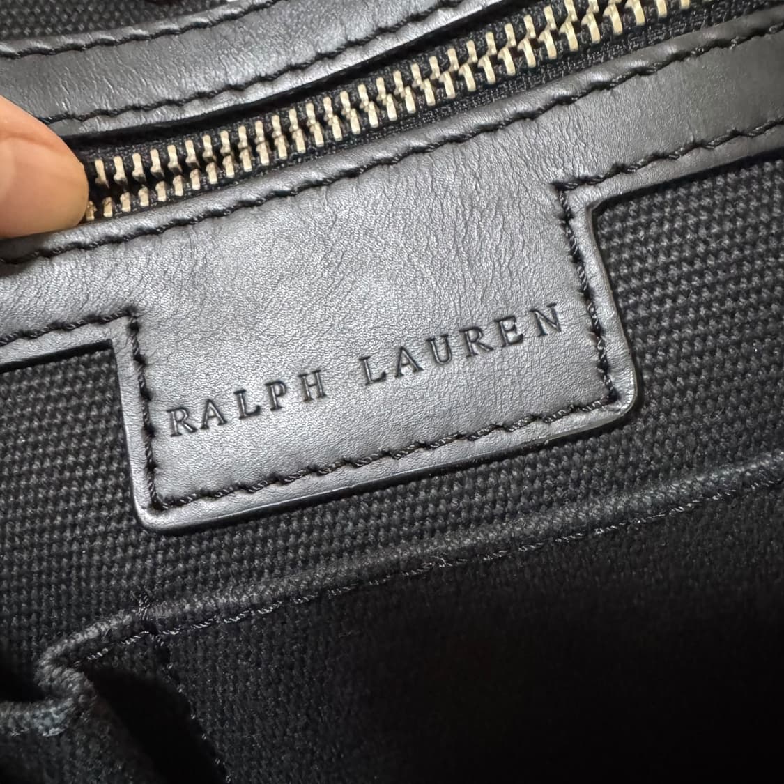 폴로 랄프로렌 캔버스 블랙 빅폴로니 토트백 상품이미지6