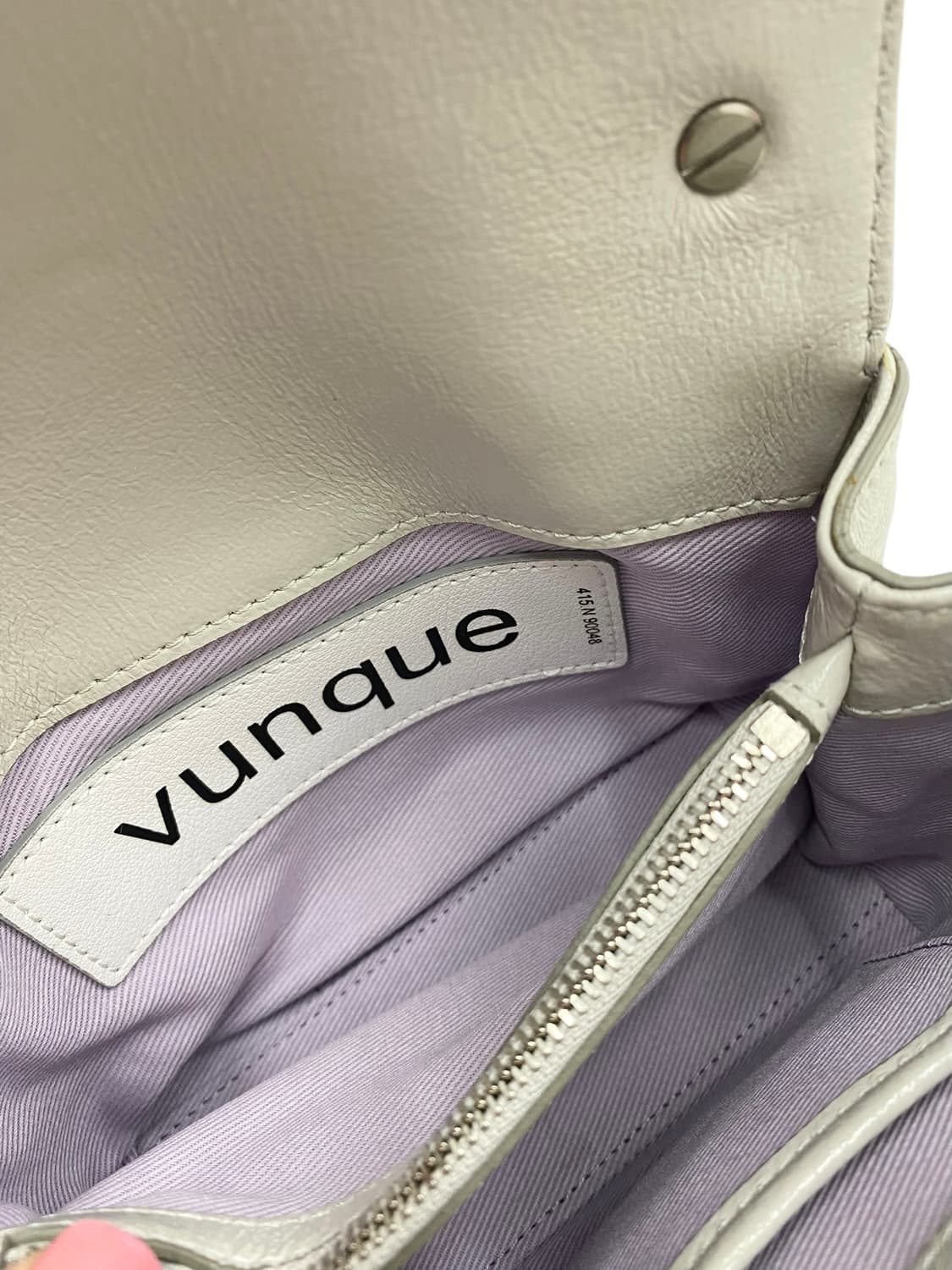 분크 바게트백 그레이 상품이미지4