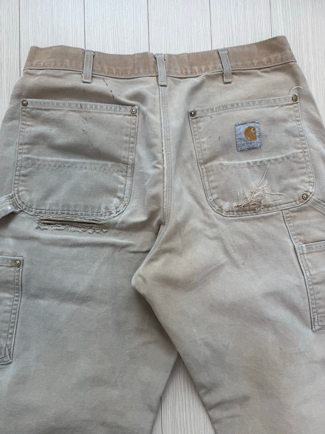 칼하트 더블니 브라운 빈티지 상품이미지4