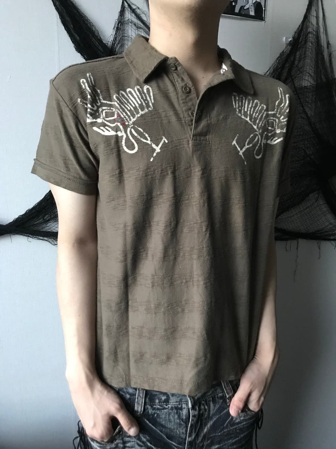 Oriental mood printing shirts 상품이미지5