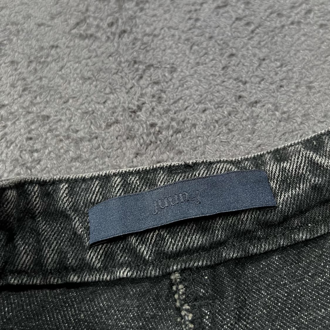 Juun.J 준지 디스트로이드 와이드 데님 팬츠 상품이미지5