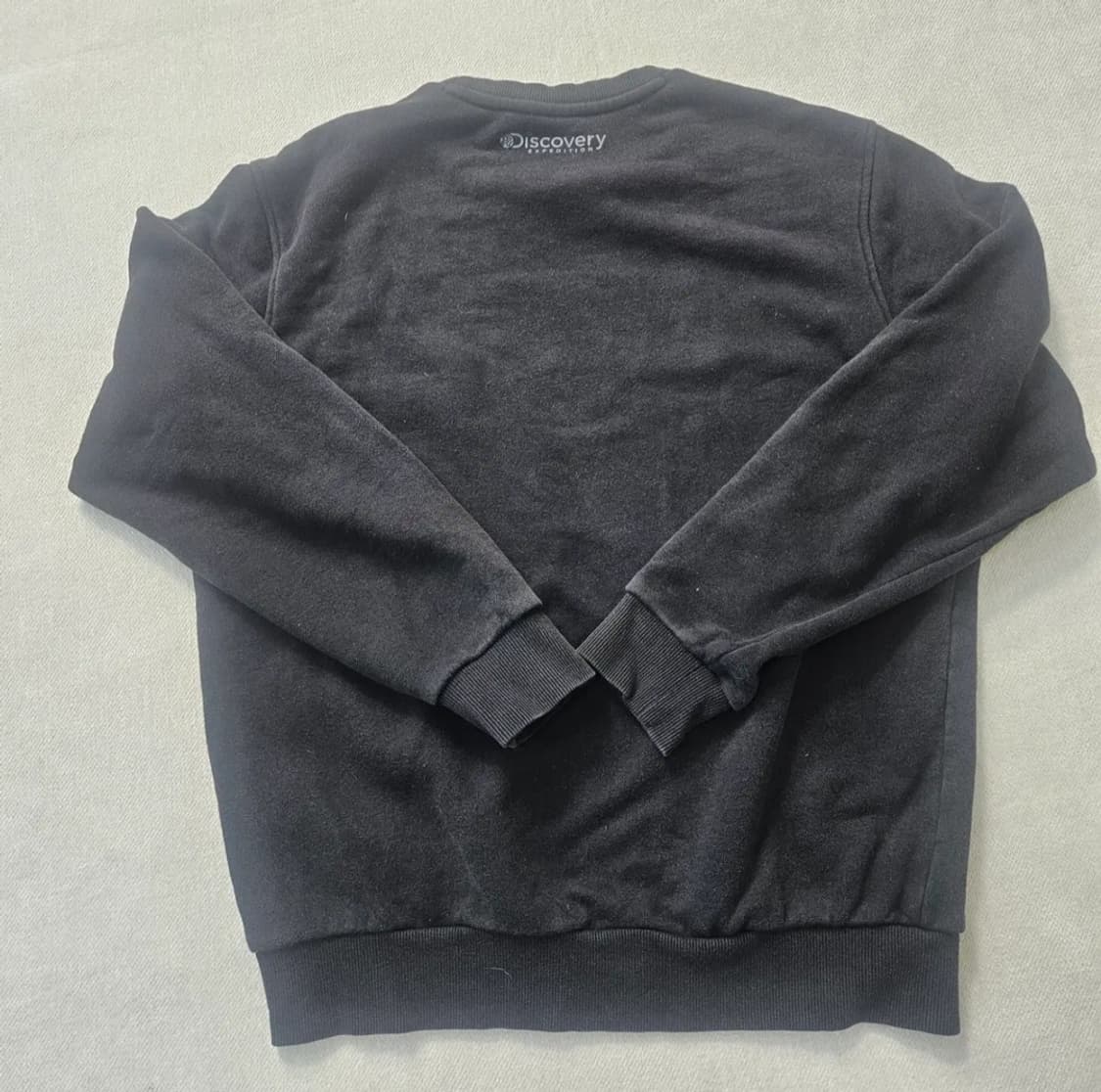 95 디스커버리 빅로고 블랙 맨투맨 0303Y  상품이미지2