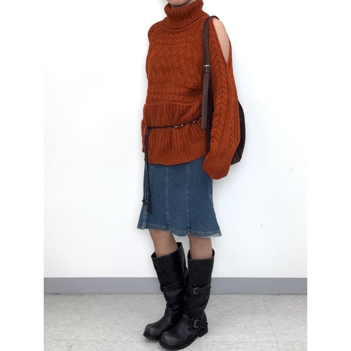 빈티지 데님 스커트 상품이미지2