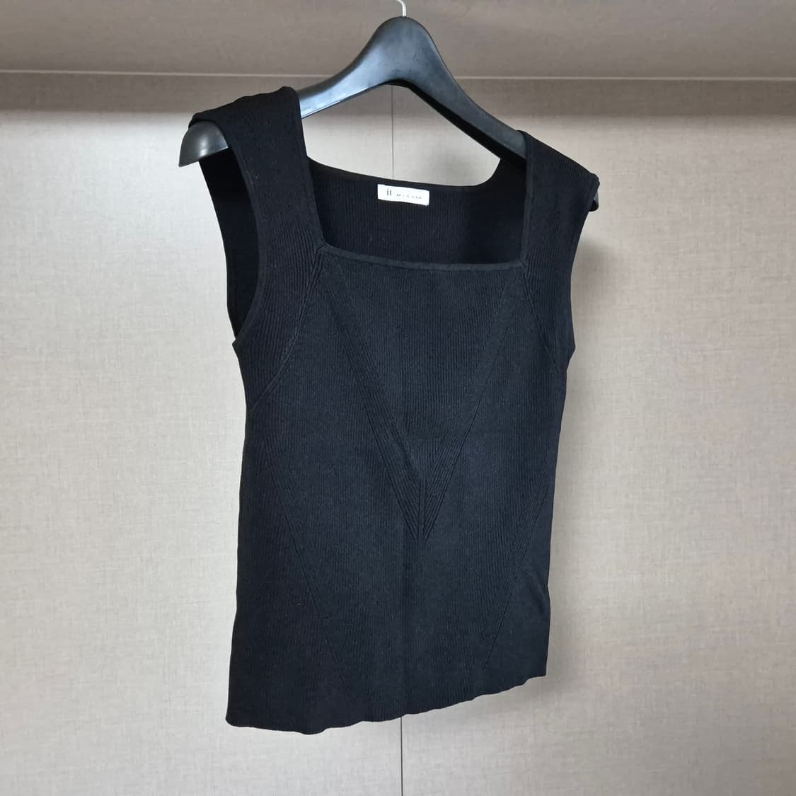 55)잇미샤 스퀘어라인 니트탑 ITP3BPO730 상품이미지6