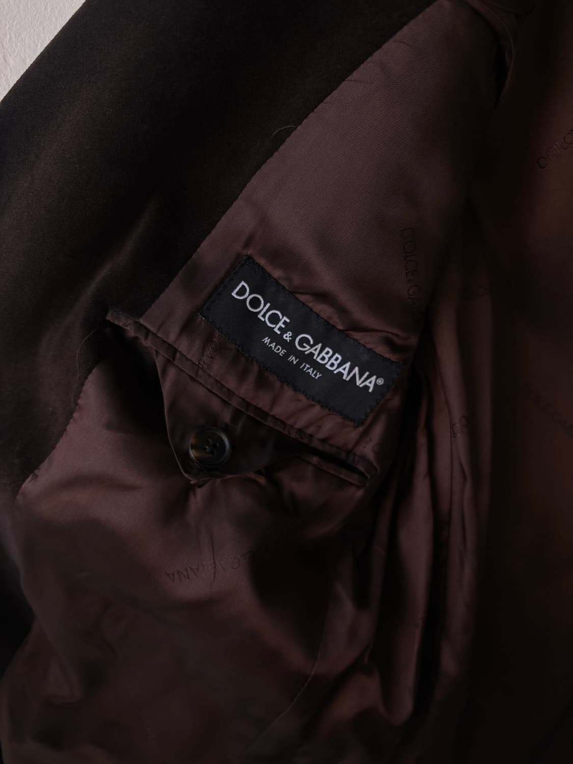 돌체앤가바나 벨벳 테일러드 코트 상품이미지9