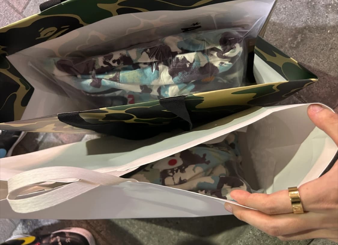 베이프 후드집업 상품이미지3