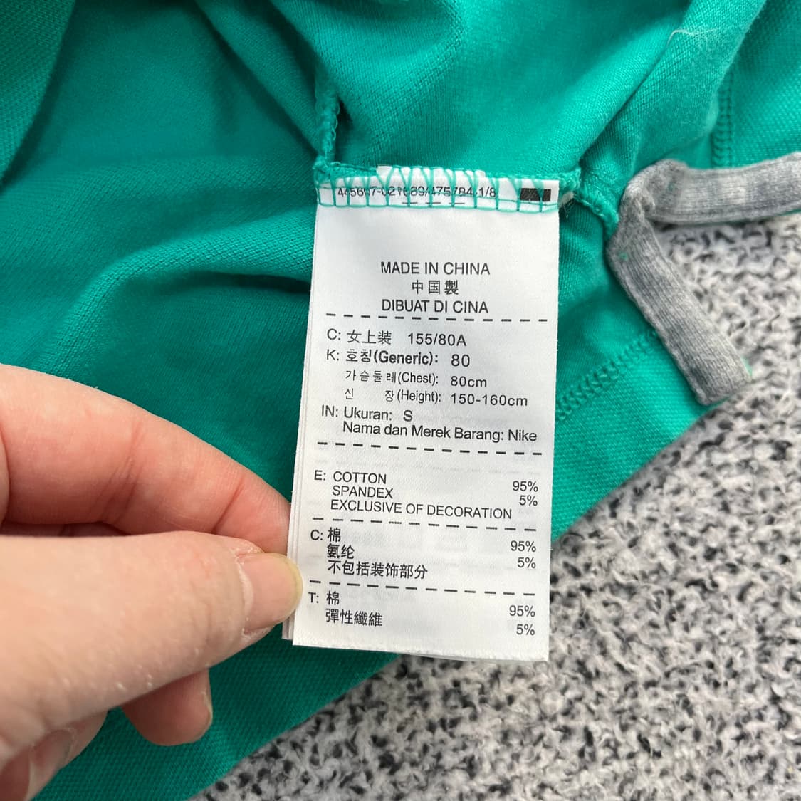 S 나이키 여성 스우시 반팔 카라티 0327M 상품이미지3