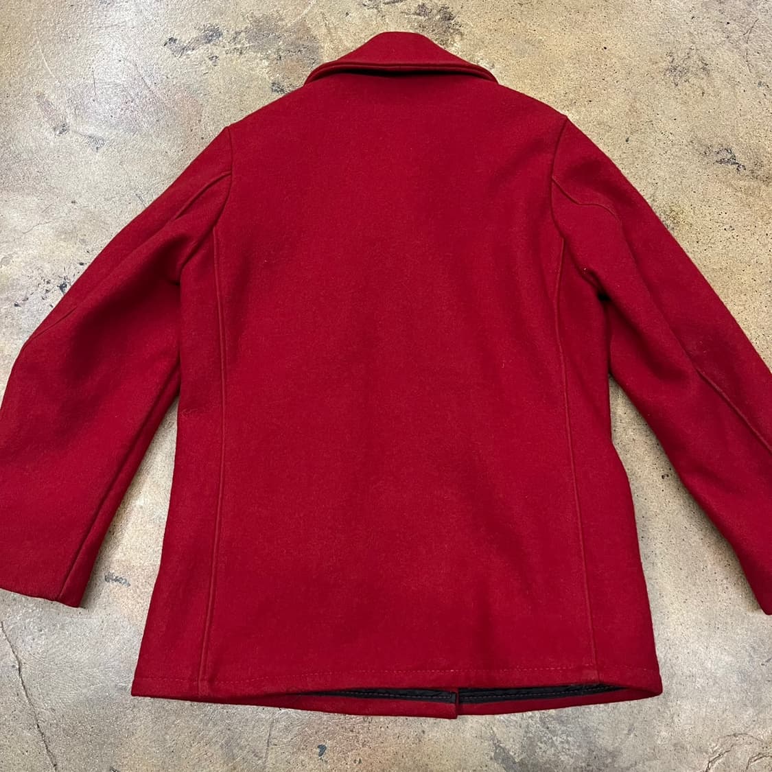 [정품] Schott U.S. TAIN 빨간색 피코트 더블 버튼 b17 상품이미지4