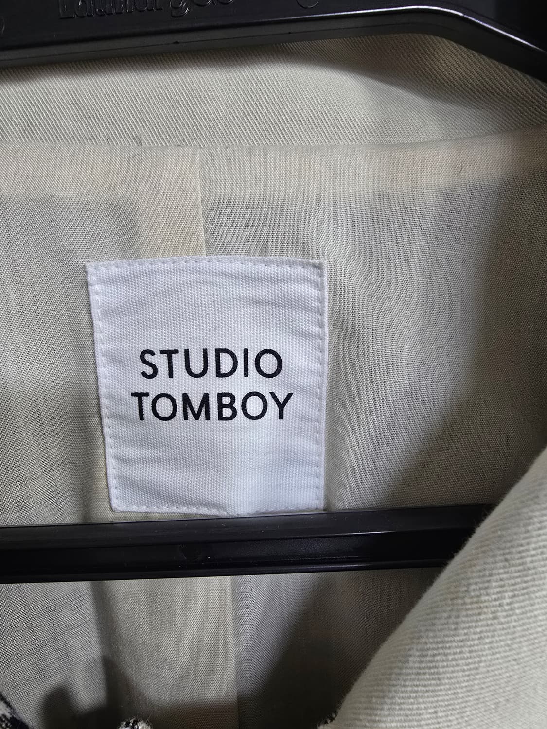 스튜디오톰보이 체크 배색 코트 (1617) 상품이미지3