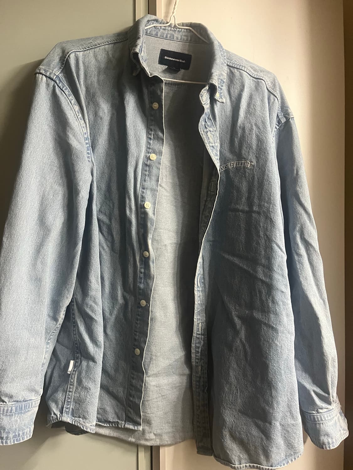디스이즈네버댓 데님셔츠 상품이미지2