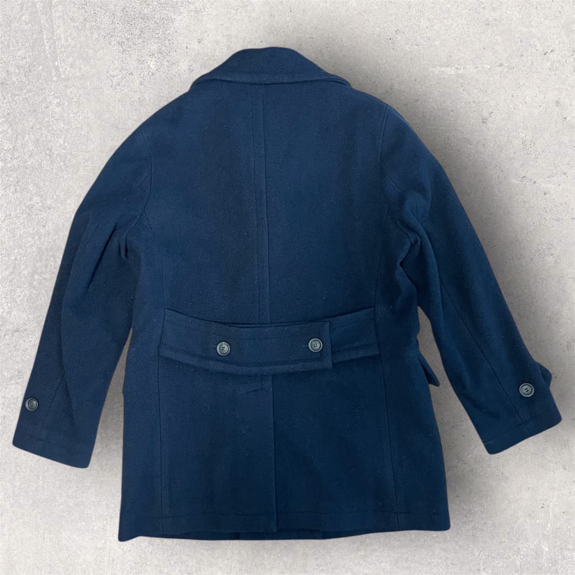 쇼앤텔 Show & Tell 남성 더블 울 코트 네이비 피코트 상품이미지3