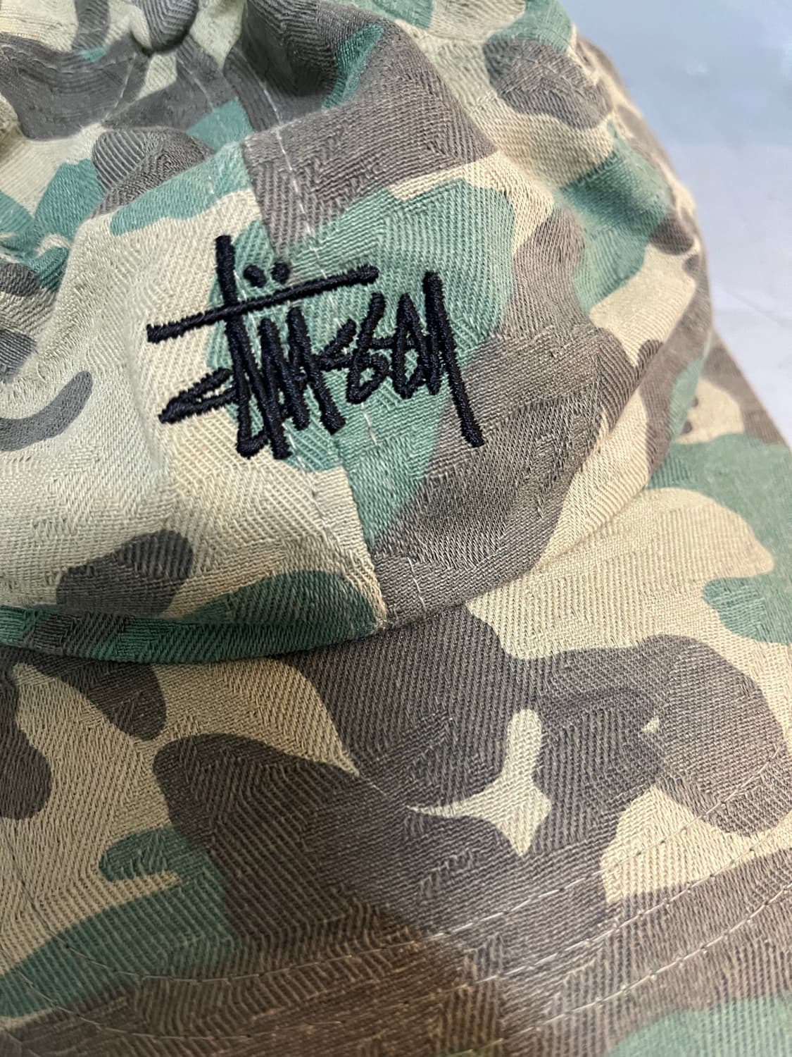 빈티지 스투시 자가드 카모 상품이미지2