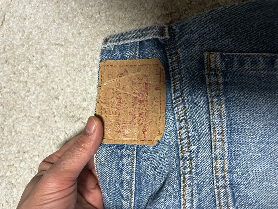 80s미제usa 리바이스501 중청워싱32/30 상품이미지3