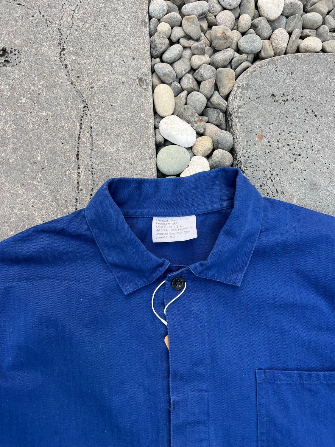 OLD VINTAGE  HBT FRENCH 헤링본트윌코튼 프렌치워크자켓 상품이미지6