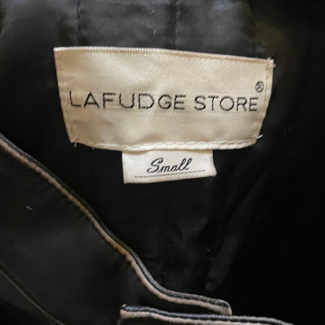 Lafudgestore leather rider jacket 상품이미지2