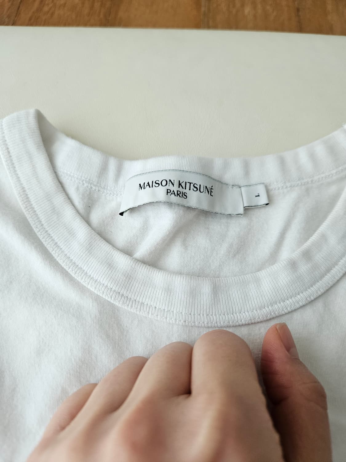 메종키츠네 로고반팔티 상품이미지3