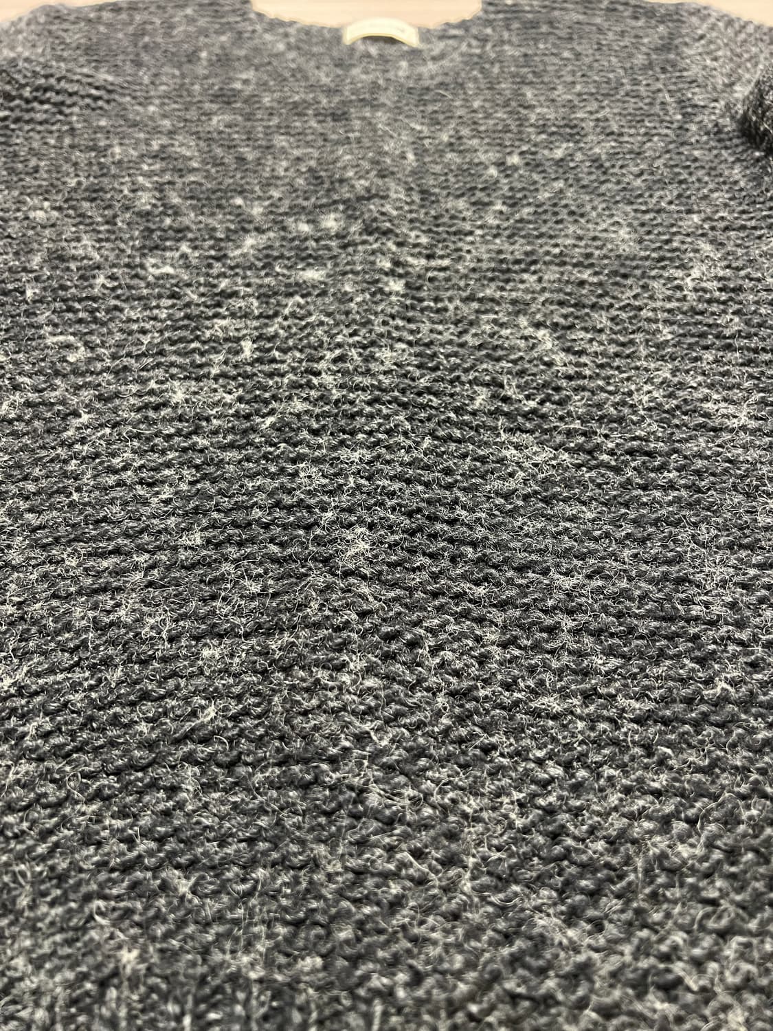 La Magie 울 니트 스웨터 / 차콜 그레이 / F / 빈티지 감성 상품이미지3