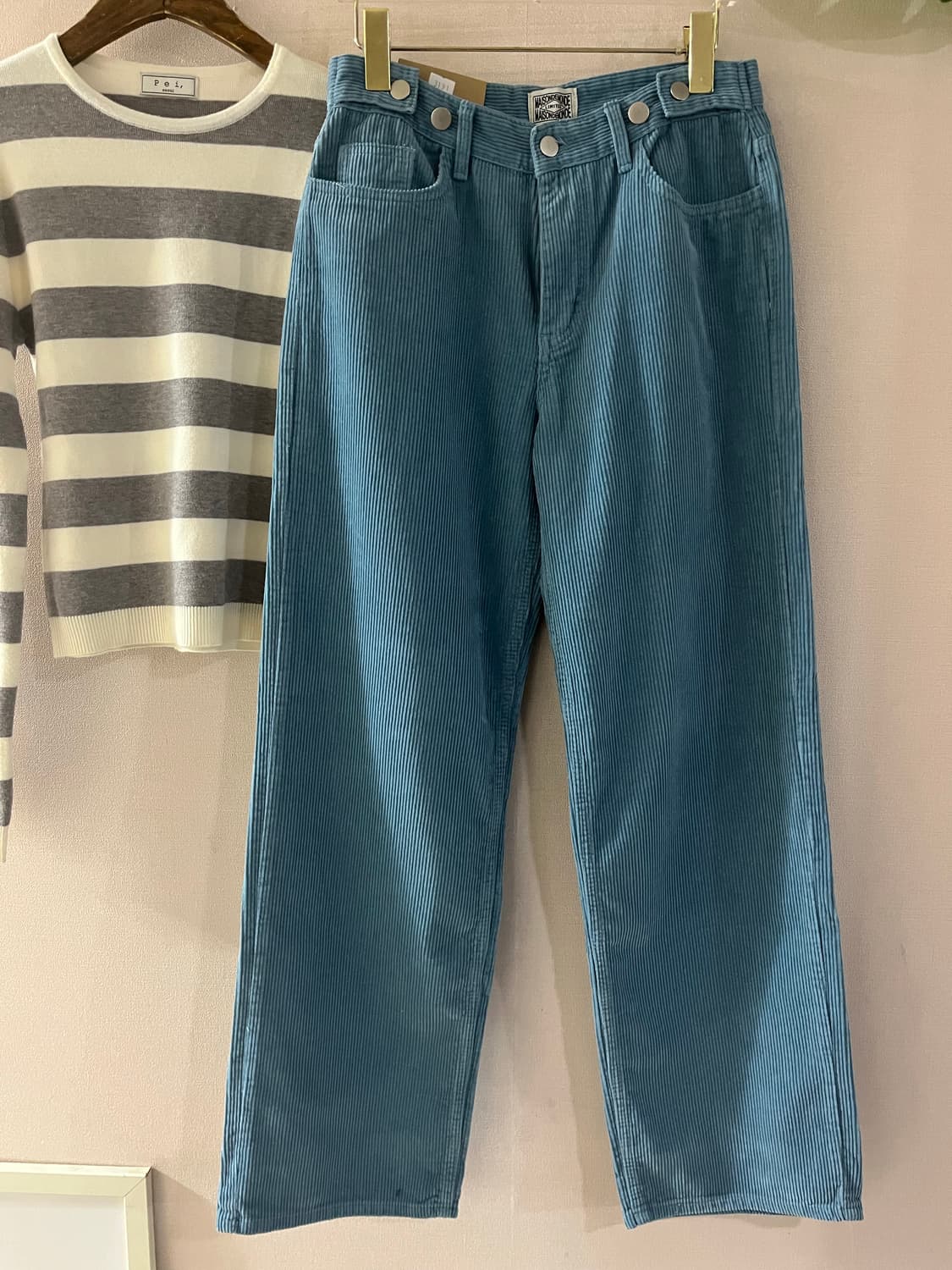 소라단추코듀로이팬츠(S~M) 상품이미지1